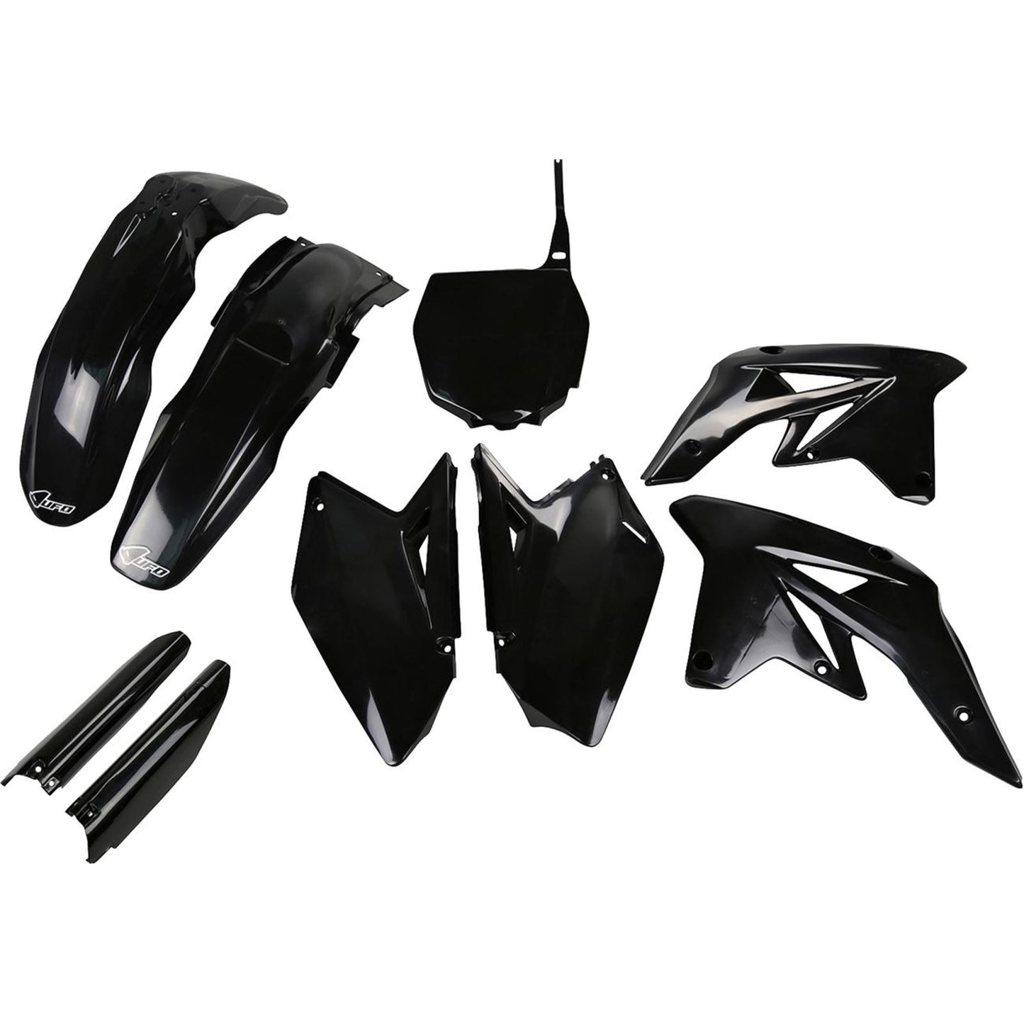 UFO Plastics Body Kit - Black for Suzuki RM-Z 250 [MPN: SUKIT407F@001]_1743123