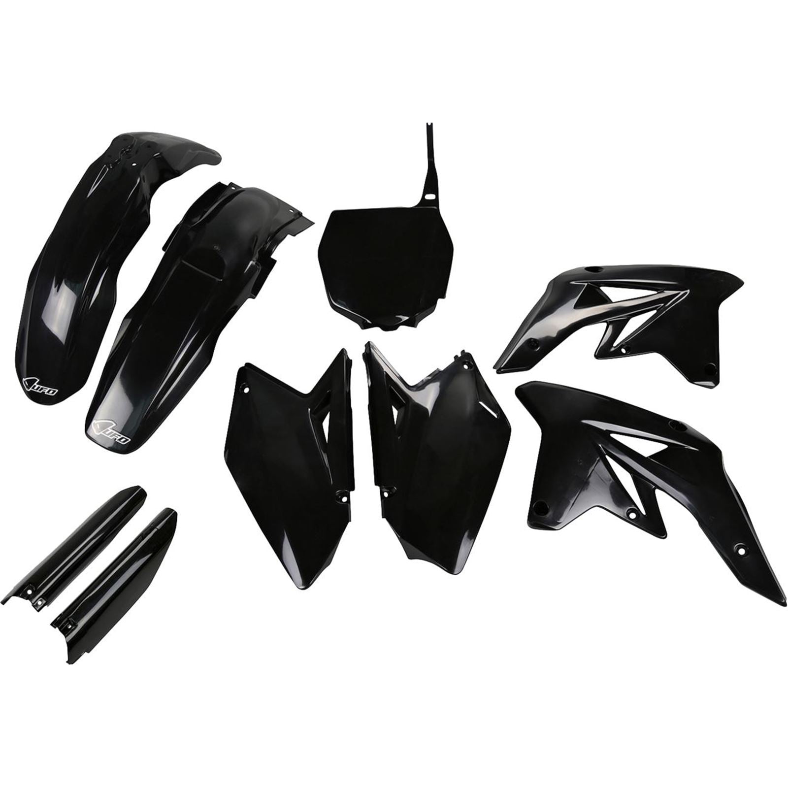 UFO Plastics Body Kit - Black for Suzuki RM-Z 250 [MPN: SUKIT407F@001]_1743123