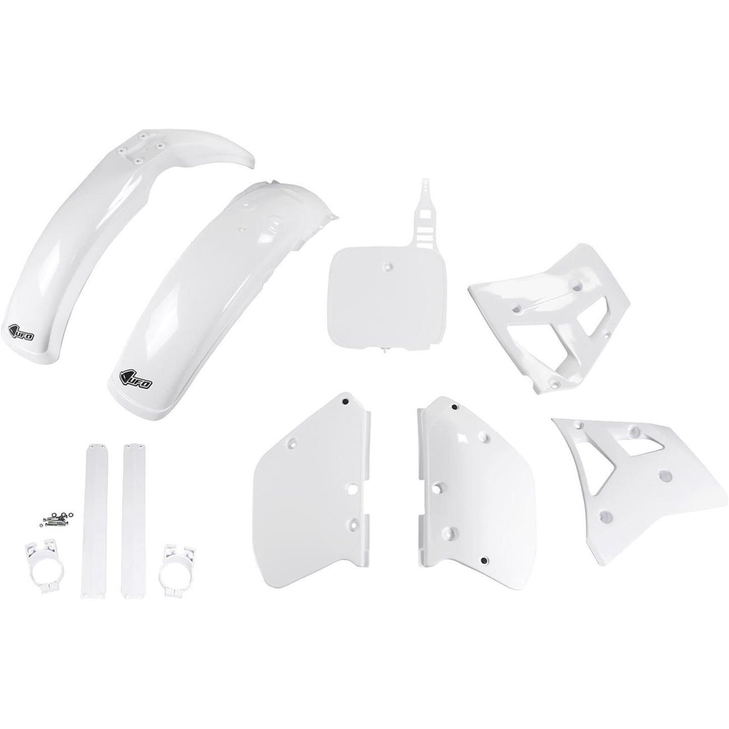 UFO Plastics Body Kit - White for Yamaha YZ 250/360 [MPN: YAKIT293F@999]_1743130