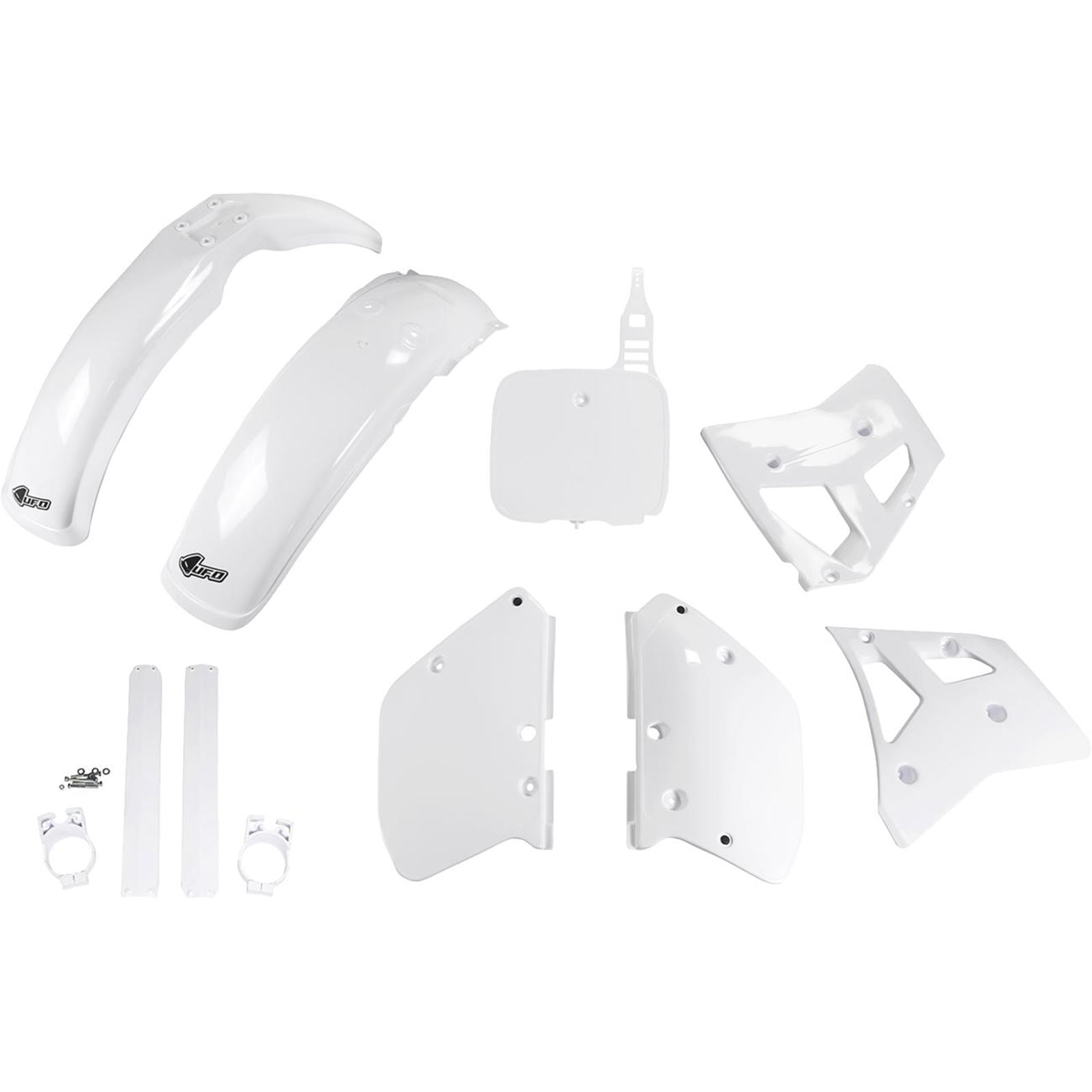 UFO Plastics Body Kit - White for Yamaha YZ 250/360 [MPN: YAKIT293F@999]_1743130