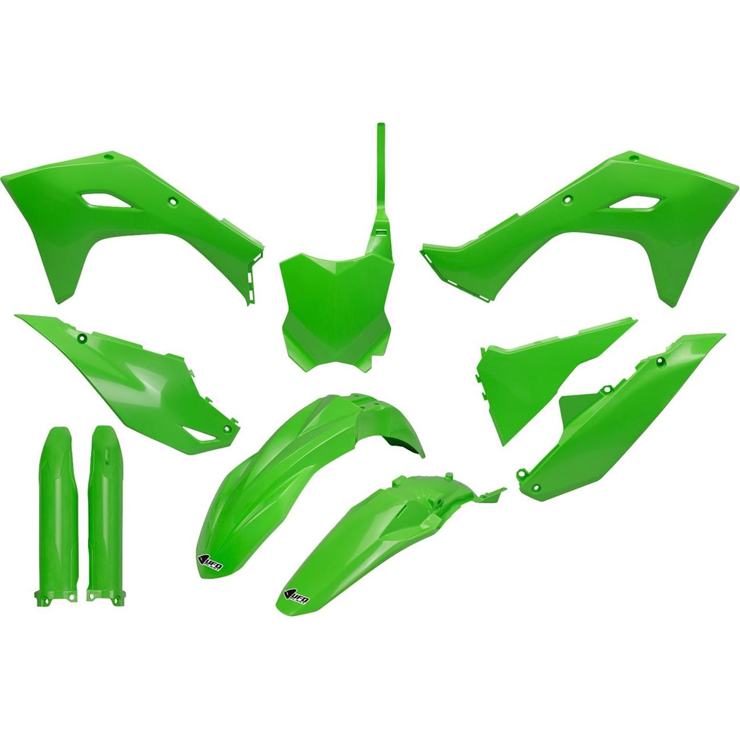 UFO Plastics Body Kit - Green for Kawasaki KX 250/450 F [MPN: KAKIT231F@999]_1743122