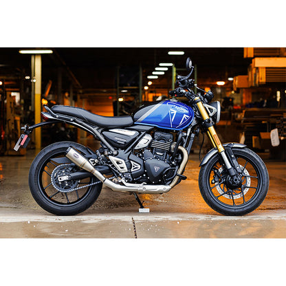S&S Cycle Slip-On Muffler - Stainless Steel for Speed 400 & Scrambler 400 [MPN: 550-1143]_1733710