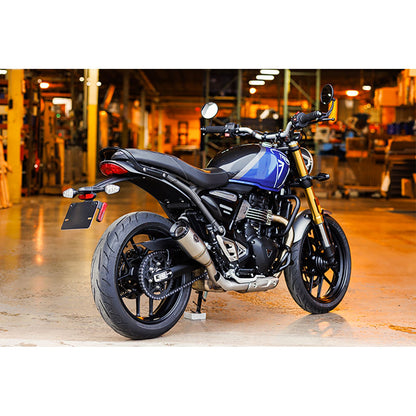 S&S Cycle Slip-On Muffler - Stainless Steel for Speed 400 & Scrambler 400 [MPN: 550-1143]_1733950