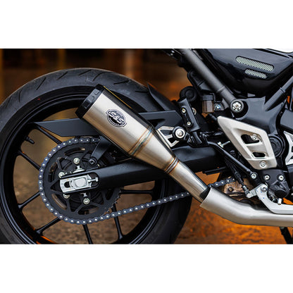 S&S Cycle Slip-On Muffler - Stainless Steel for Speed 400 & Scrambler 400 [MPN: 550-1143]_1733951