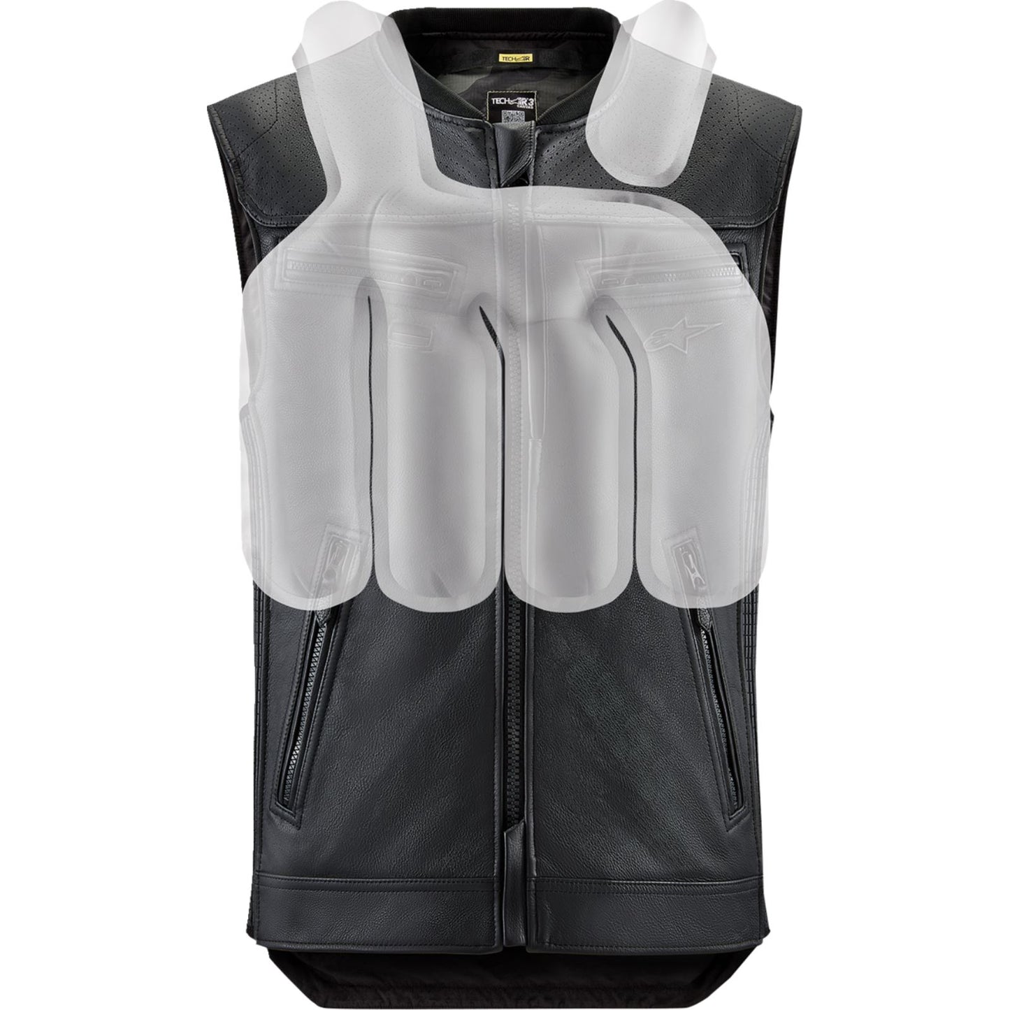 Alpinestars Tech-Air® 3 v2 Leather Vest - Black_1733915