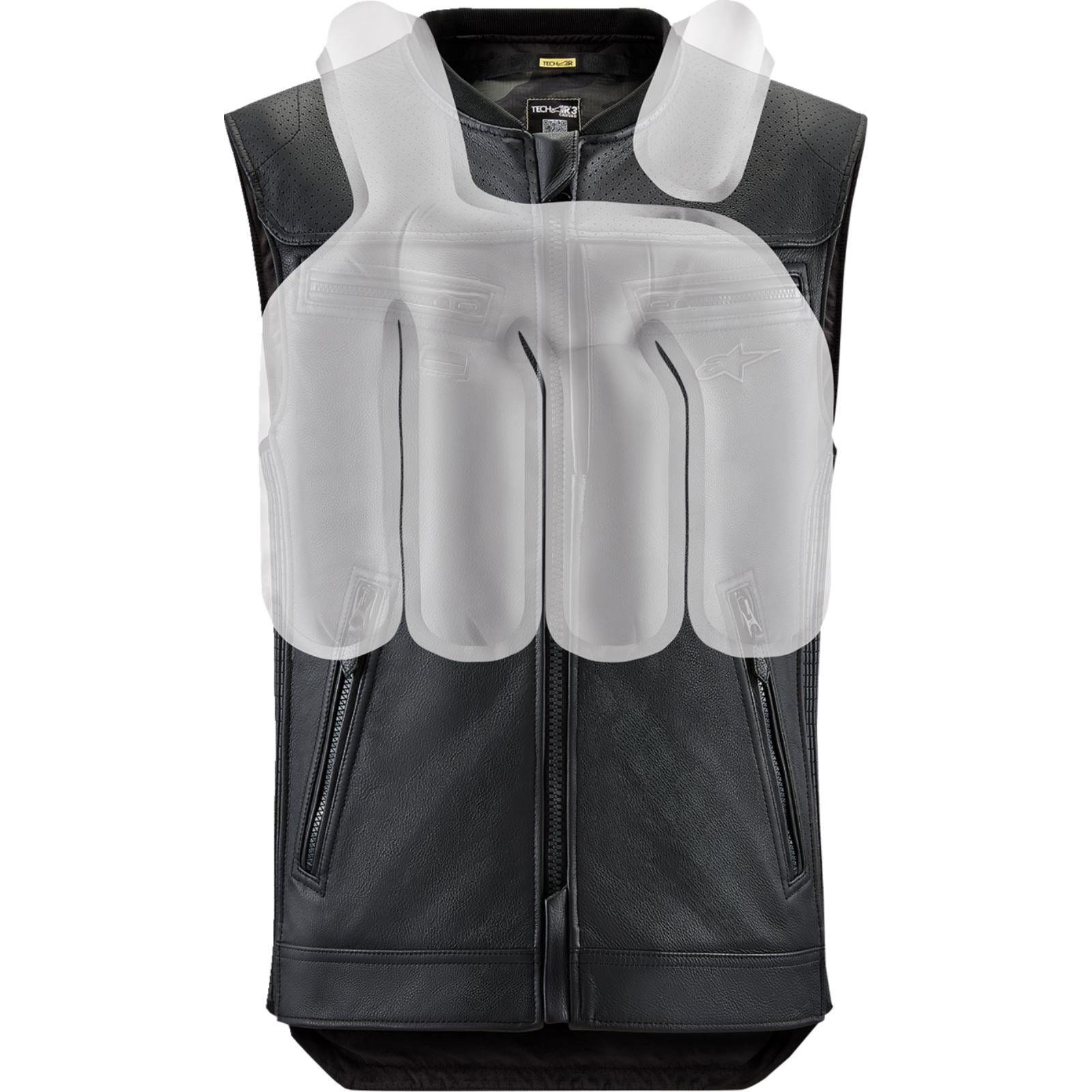 Alpinestars Tech-Air® 3 v2 Leather Vest - Black_1733915