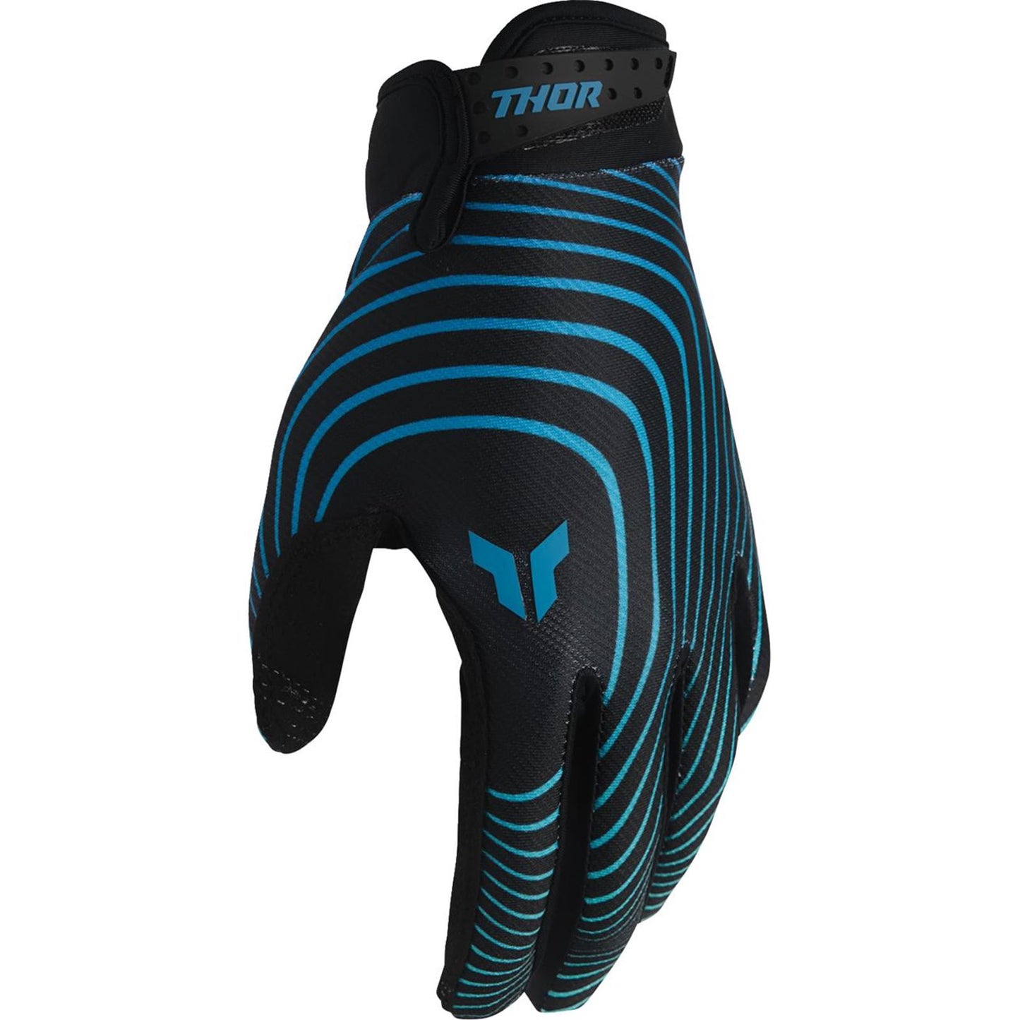 Thor LAUNCHMODE Identity Gloves - Teal/Black_1743155