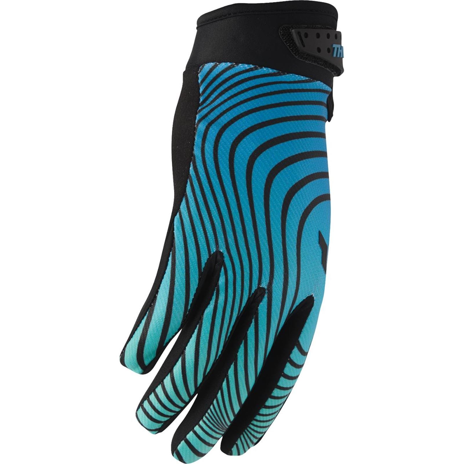 Thor LAUNCHMODE Identity Gloves - Teal/Black_1743154