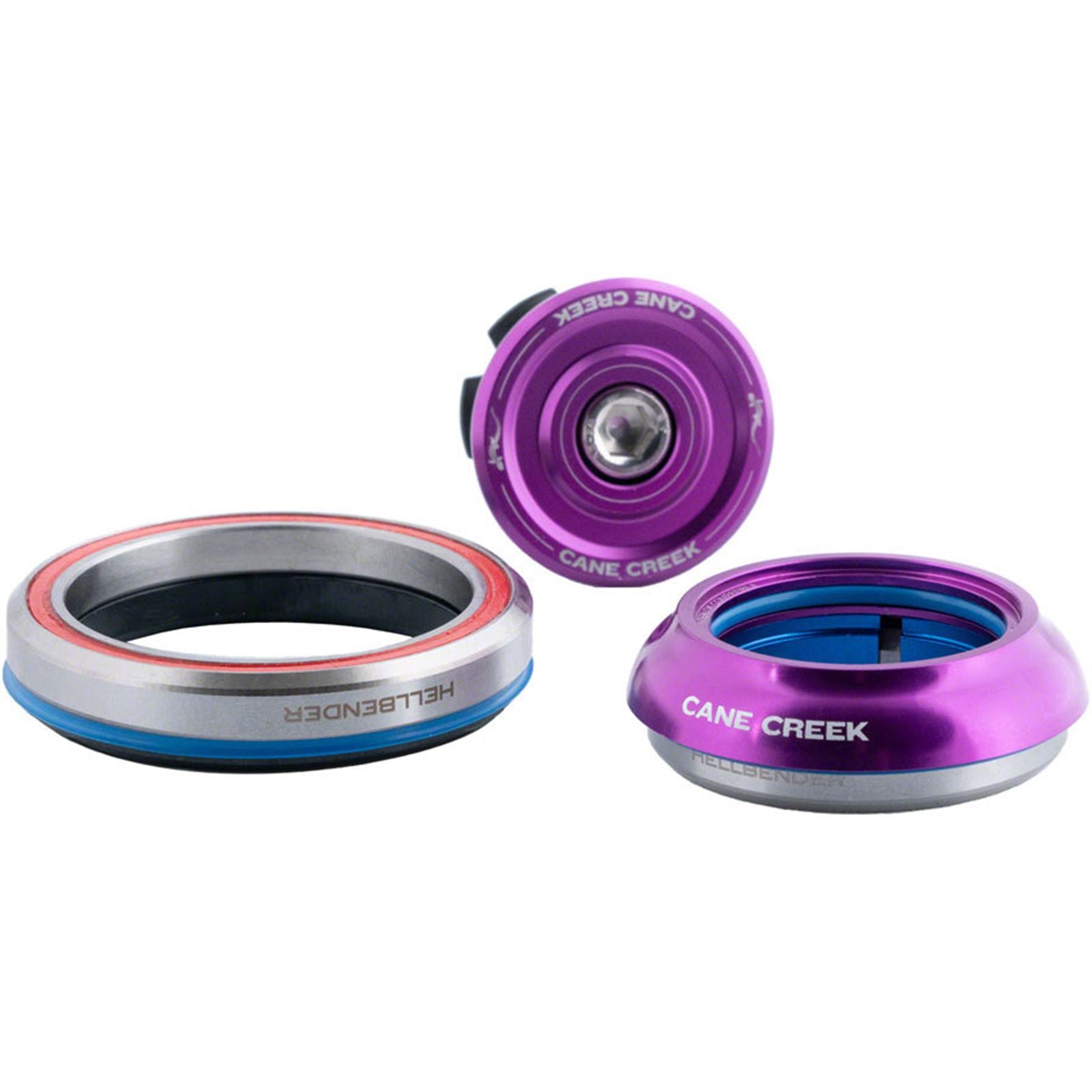 Cane Creek Hellbender 70 Headset - IS42/28.6/H9 Upper | IS52/40 Lower, Purple [MPN: BAA1189PP]_1924394