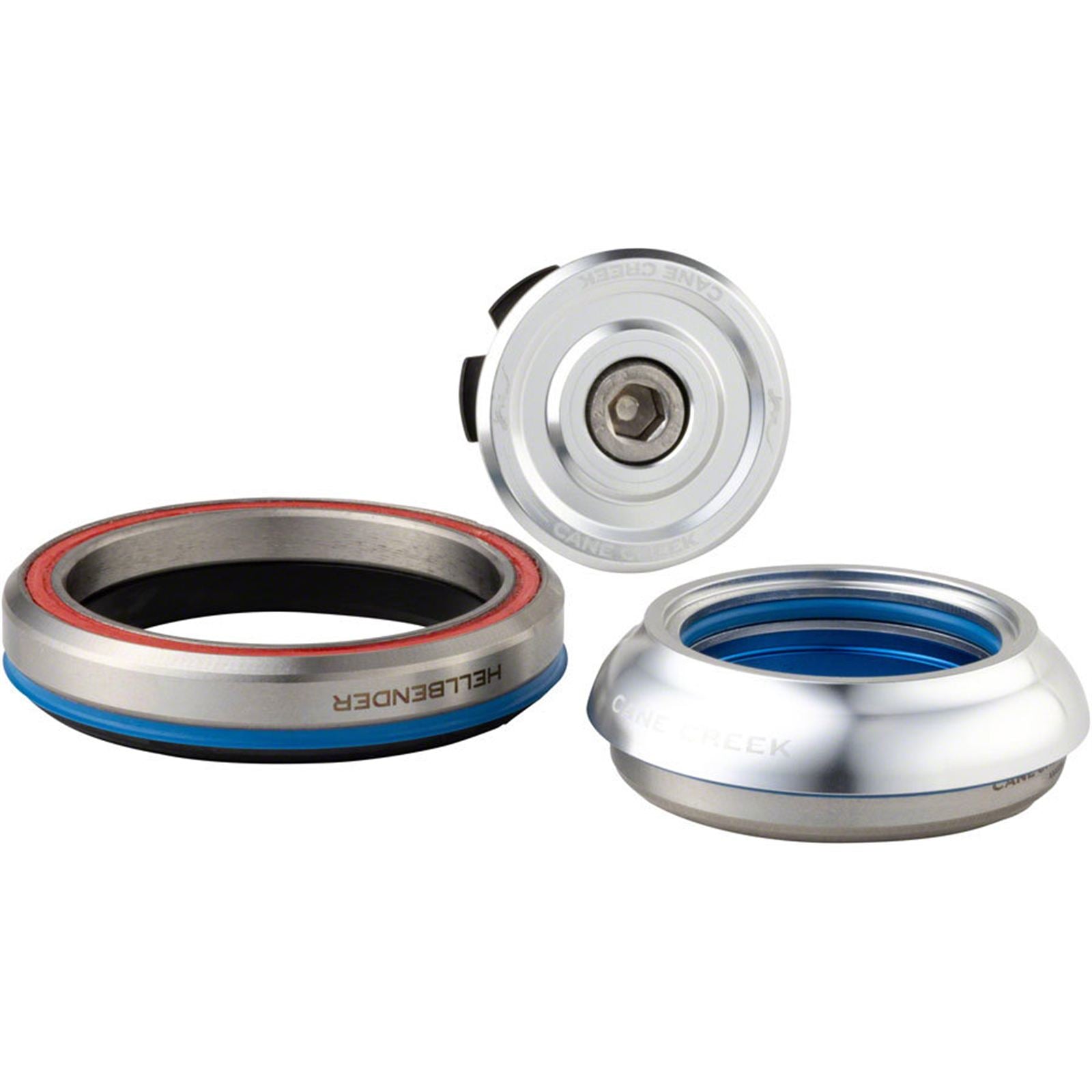 Cane Creek Hellbender 70 Headset - IS42/28.6/H9 Upper | IS52/40 Lower, Silver [MPN: BAA1189S]_1924400