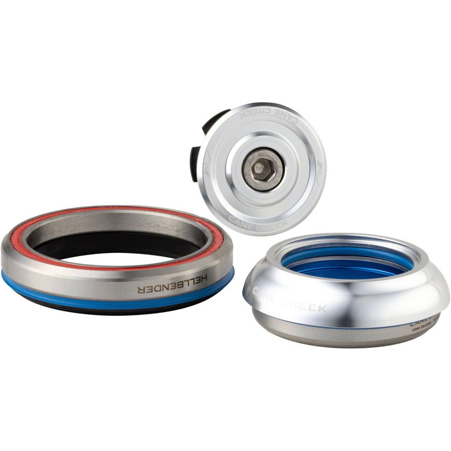 Cane Creek Hellbender 70 Headset - IS41/28.6/H9 Upper | IS52/40 Lower, Silver [MPN: BAA1188S]_1924399