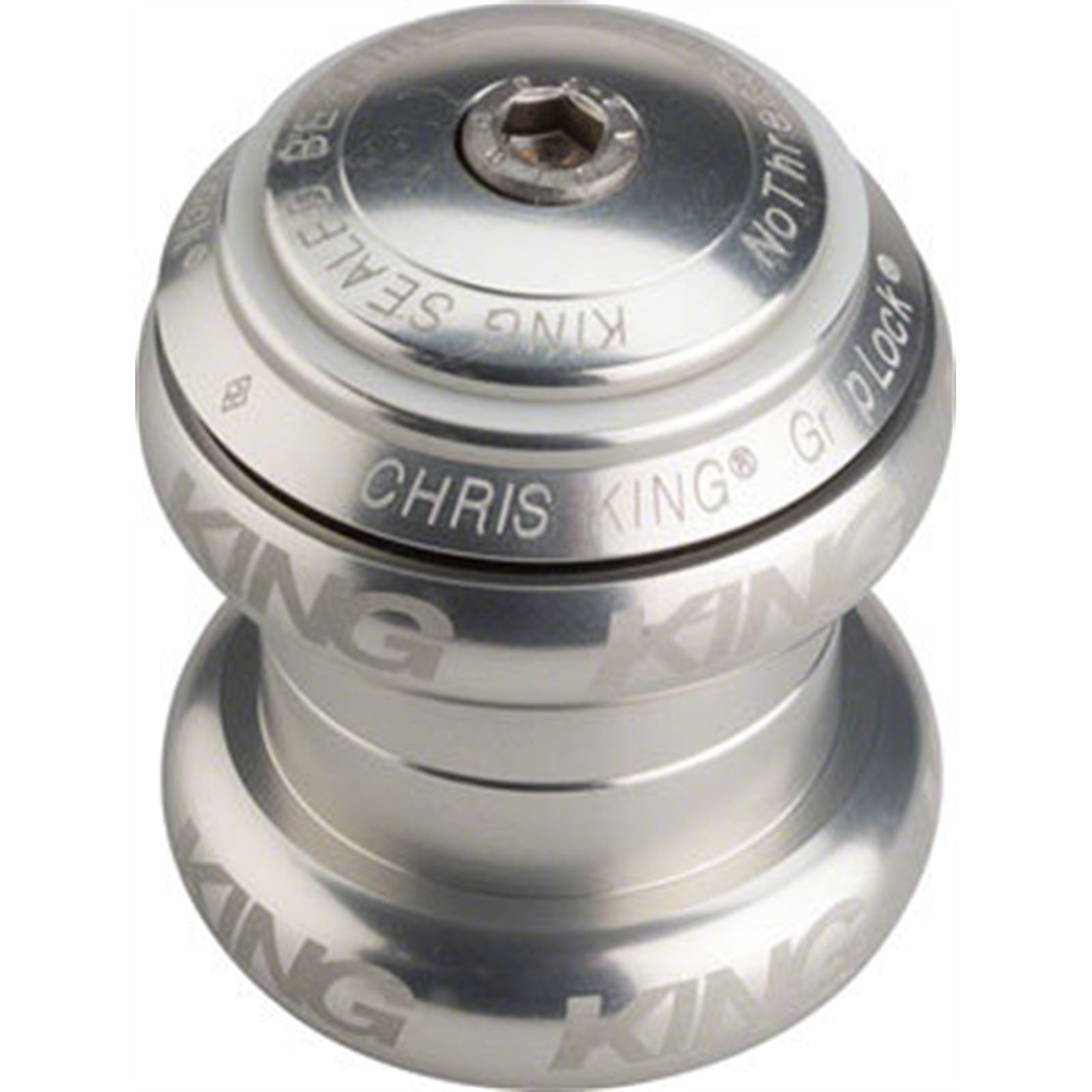 Chris King NoThreadSet Headset - 1-1/8" - Sotto Voce Silver OPEN BOX [MPN: BHS3]_1734423