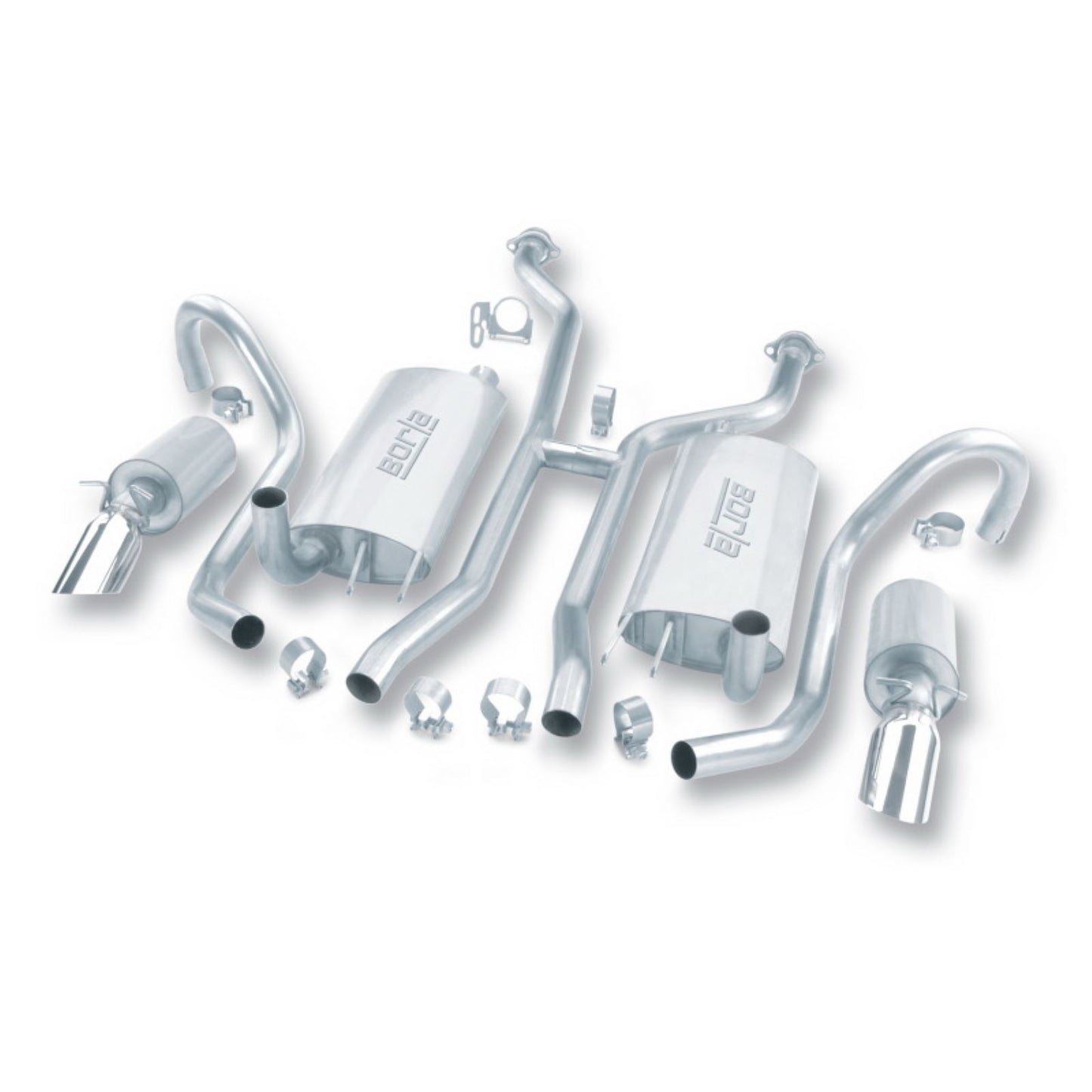 Borla SS H-Pipe Catback Exhaust System for 94-95 Chevy Impala SS / 94-96 Caprice Classic [MPN: 14504]_1740889