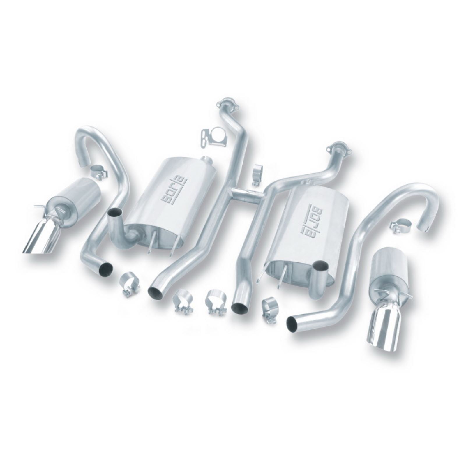Borla SS H-Pipe Catback Exhaust System for 94-95 Chevy Impala SS / 94-96 Caprice Classic [MPN: 14504]_1740889