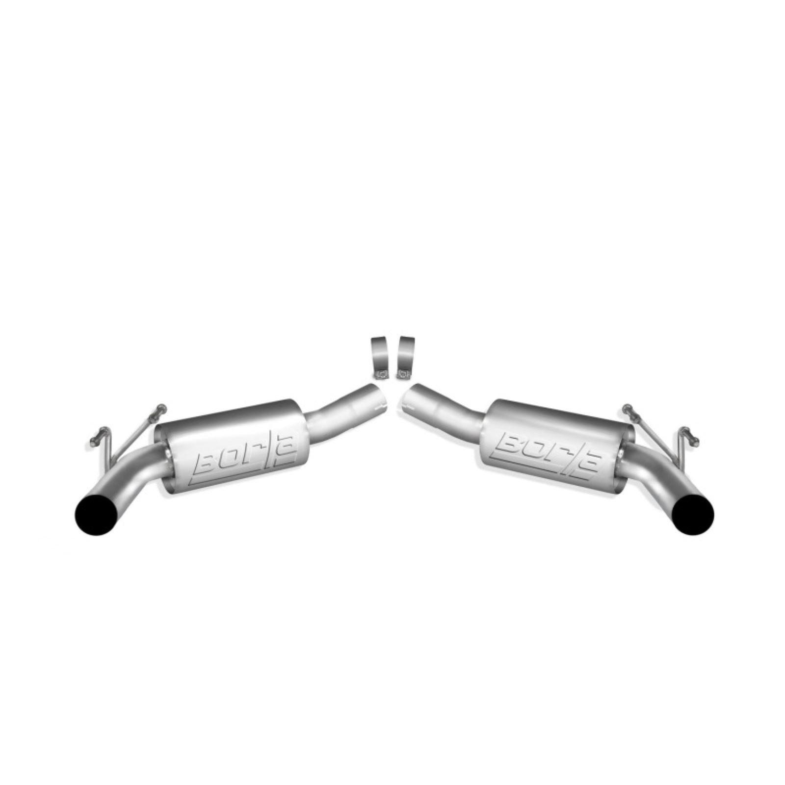 Borla ATAK Exhaust System w/o Tips works With Factory Ground Effects Package for 2010 Camaro 6.2L  [MPN: 11794]_1736226