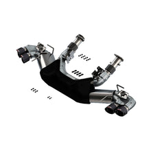 Borla S-Type Exhaust System Dual Round Angle Cut Carbon Fiber Tips for 2020 Chevrolet Corvette C8 6.2L [MPN: 140838CF]_1744546