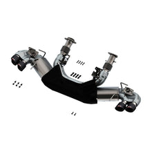Borla ATAK 3in Exhaust System Dual Round Angle Cut Carbon Fiber Tips for 2020 Chevrolet Corvette C8 6.2L [MPN: 140839CF]_1744322