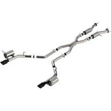 Borla S-Type Cat-Back Exhaust System - Black Chrome Tips for 2021+ Dodge Durango SRT Hellcat 6.2L V8 AWD [MPN: 140885BC]_1736766