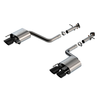 Borla F Axle-Back Exhaust System S-Type - Black Chrome for 15-24 Lexus RC [MPN: 11981BC]_1736457