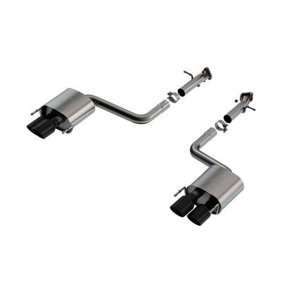 Borla F Axle-Back Exhaust System S-Type - Black Chrome for 15-24 Lexus RC [MPN: 11981BC]_1770502