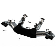 Borla Exhaust System Dual Round Rolled A/C Black Chrome Tips for 2020 Chevrolet Corvette C8 6.2 ATAK 3in [MPN: 140839BC]_1738045