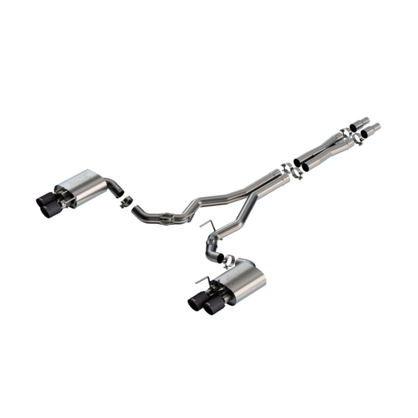 Borla ATAK Cat-Back Exhaust System - Carbon Fiber for 2024 Ford Mustang GT 5.0L V8  [MPN: 140963CFBA]_1737878