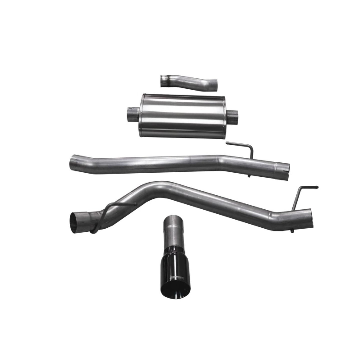 Corsa Performance Cat-Back Exhaust System with Single 4in Black Tip for 20-25 Jeep Gladiator JT 3.6L Single Side Exit [MPN: 21060BLK]_1736491