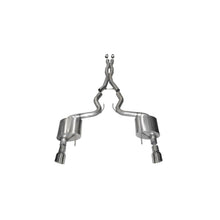 Corsa Performance 3in Cat Back Exhaust Polish Dual 4.5in Tip (Xtreme) for 2015-2017 Ford Mustang GT 5.0 [MPN: 14328]_1740310