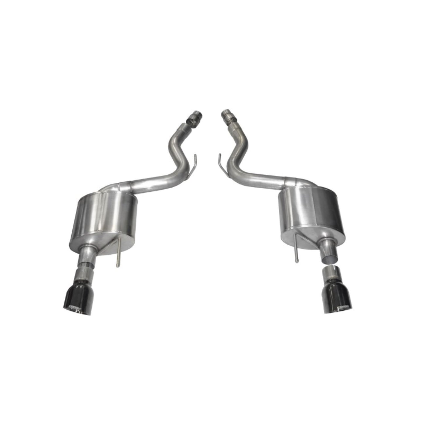 Corsa Performance 3in Axle Back Exhaust Black Dual 4.5in Tip Sport for 2015-2017 Ford Mustang GT 5.0 [MPN: 14326BLK]_1736792
