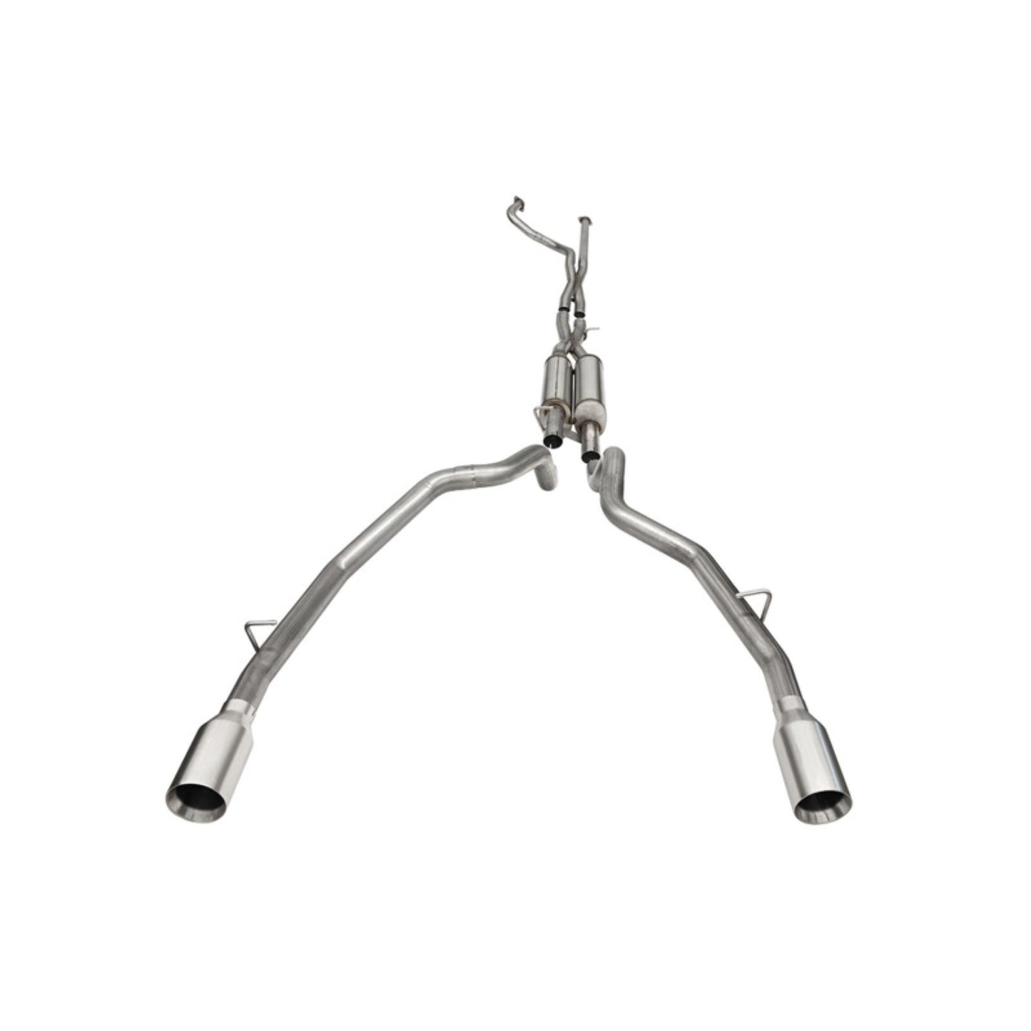 Corsa Performance Cat-Back Exhaust Dual Rear Satin Tip for 2021-2024 Dodge Ram TRX Crew Cab Xtreme [MPN: 21189]_1740402