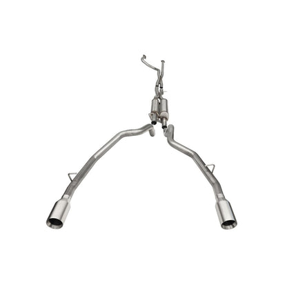 Corsa Performance Cat-Back Exhaust Dual Rear Satin Tip for 2021-2024 Dodge Ram TRX Crew Cab Xtreme [MPN: 21189]_1740402