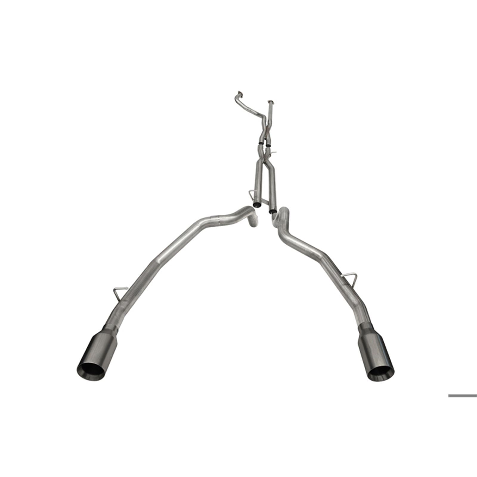 Corsa Performance Cat-Back Exhaust Dual Rear Gunmetal Tip for 2021-2024 Dodge Ram TRX Crew Cab Baja [MPN: 21190GNM]_1744746