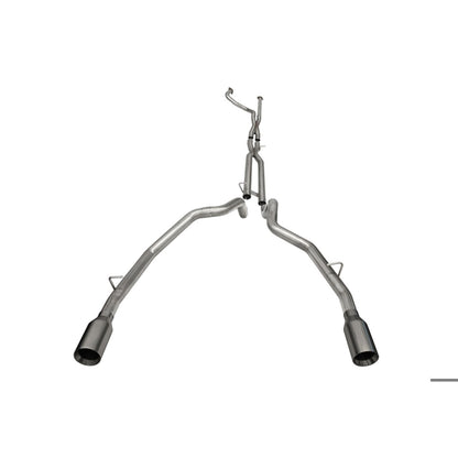 Corsa Performance Cat-Back Exhaust Dual Rear Gunmetal Tip for 2021-2024 Dodge Ram TRX Crew Cab Baja [MPN: 21190GNM]_1744746
