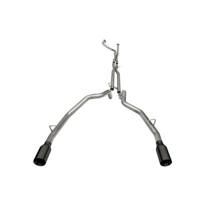Corsa Performance Cat-back Exhaust Dual Rear Black Tip for 2021-2024 Dodge Ram TRX Crew Cab Baja [MPN: 21190BPC]_1736933
