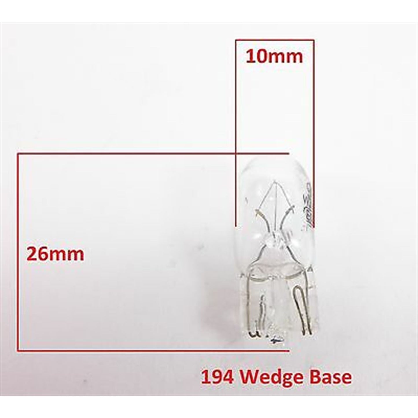 2FastMoto  Instrument Fender Tip Bulb 12volt 3watt #194 09471-12023 / 09471-12028_732337