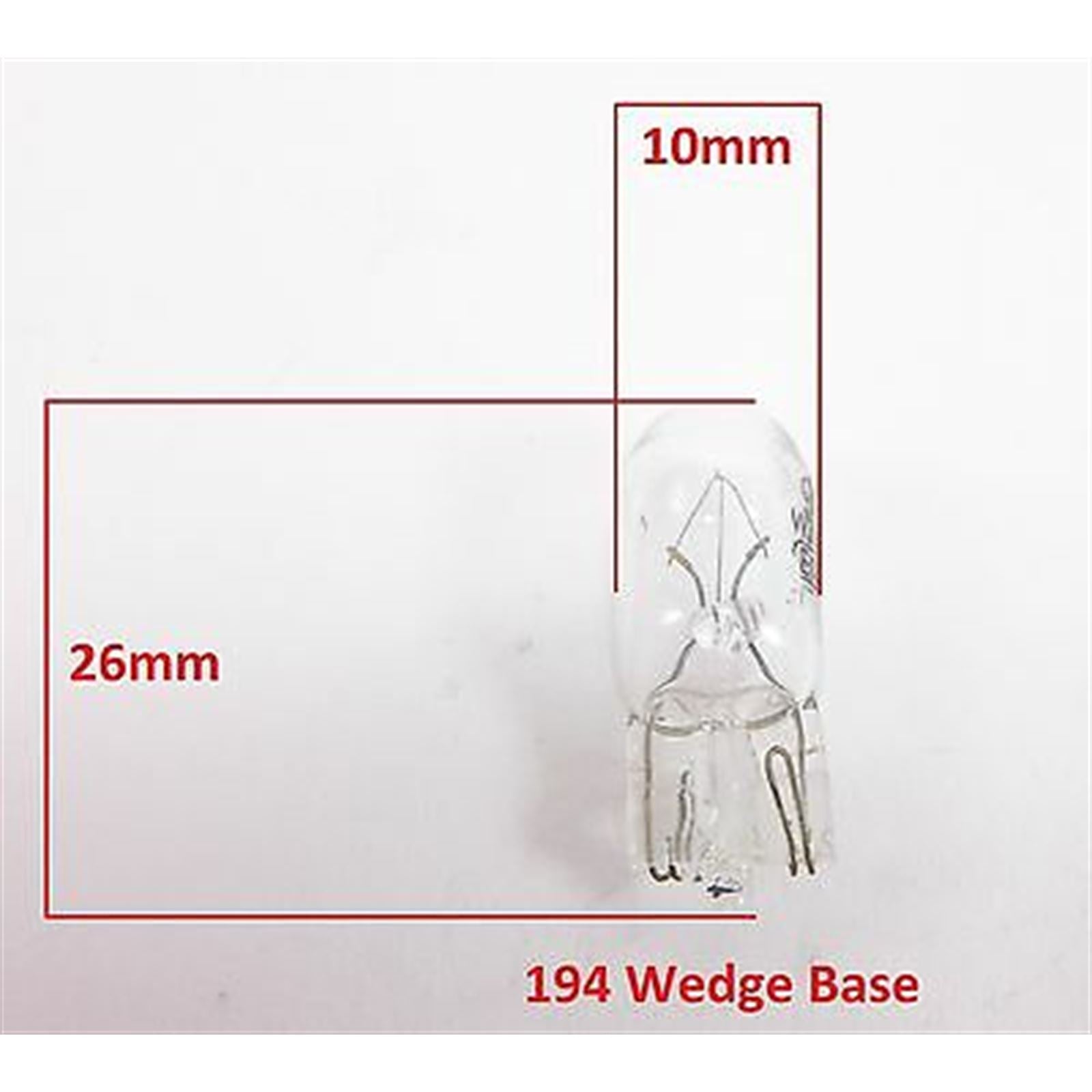 2FastMoto  Instrument Fender Tip Bulb 12volt 3watt #194 09471-12023 / 09471-12028_732337