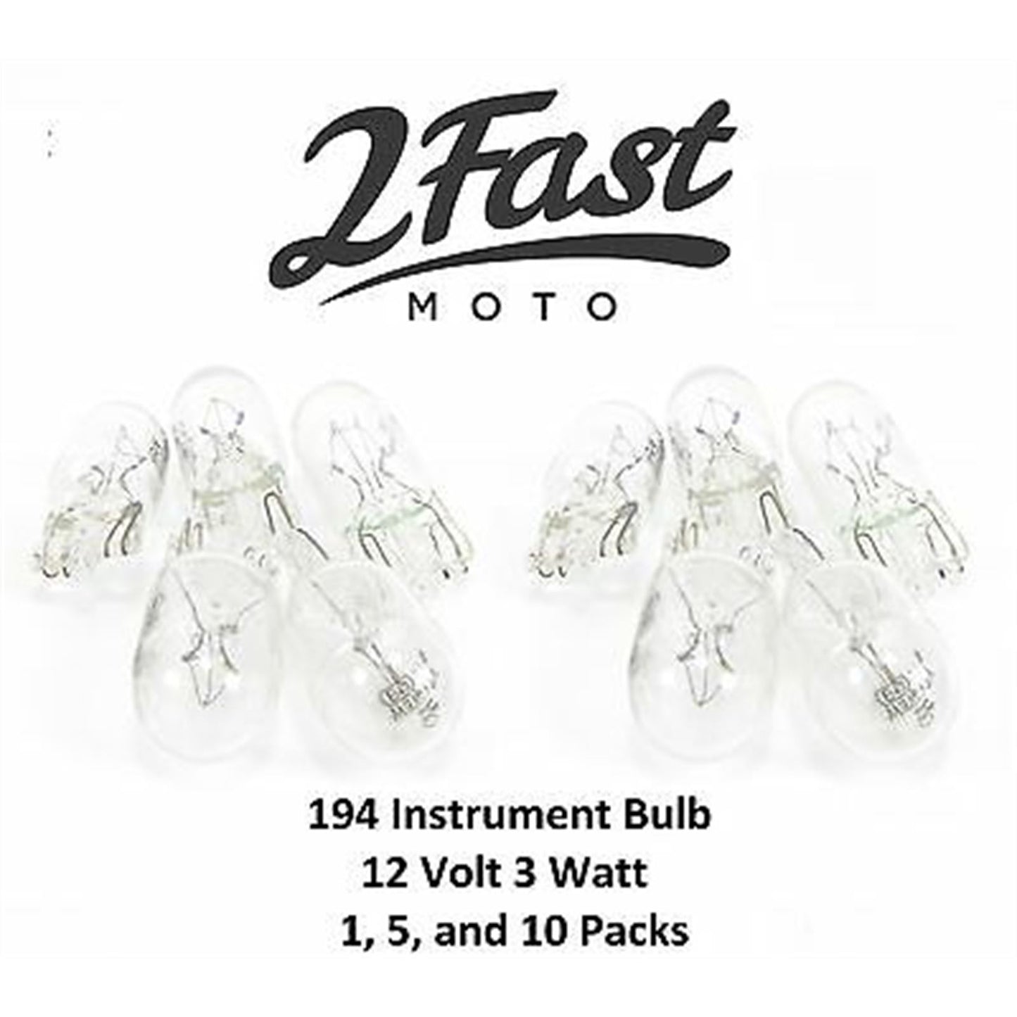 2FastMoto  Instrument Fender Tip Bulb 12volt 3watt #194 09471-12023 / 09471-12028_732317