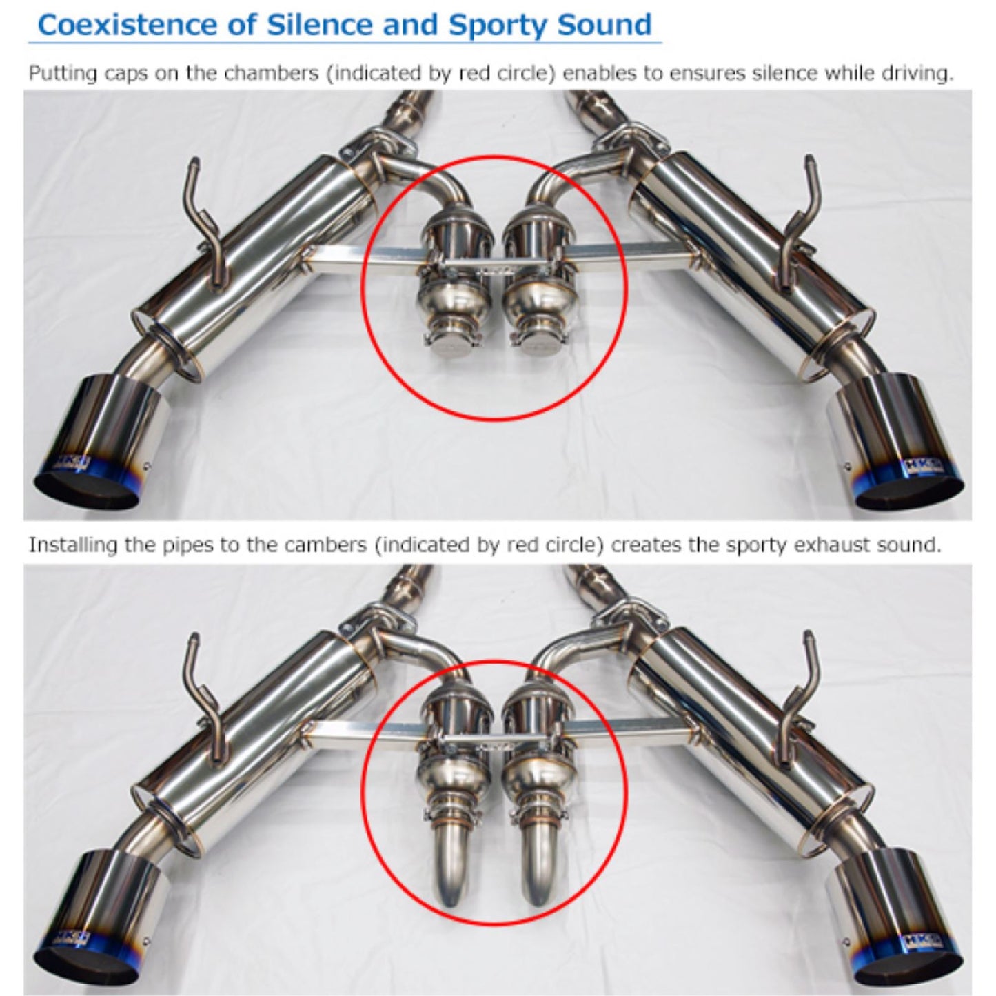 HKS Dual Hi-Power Titanium Tip Catback Exhaust Compatible with 2017 Infiniti Q60 (RWD) [MPN: 31014-KN001]_1741638