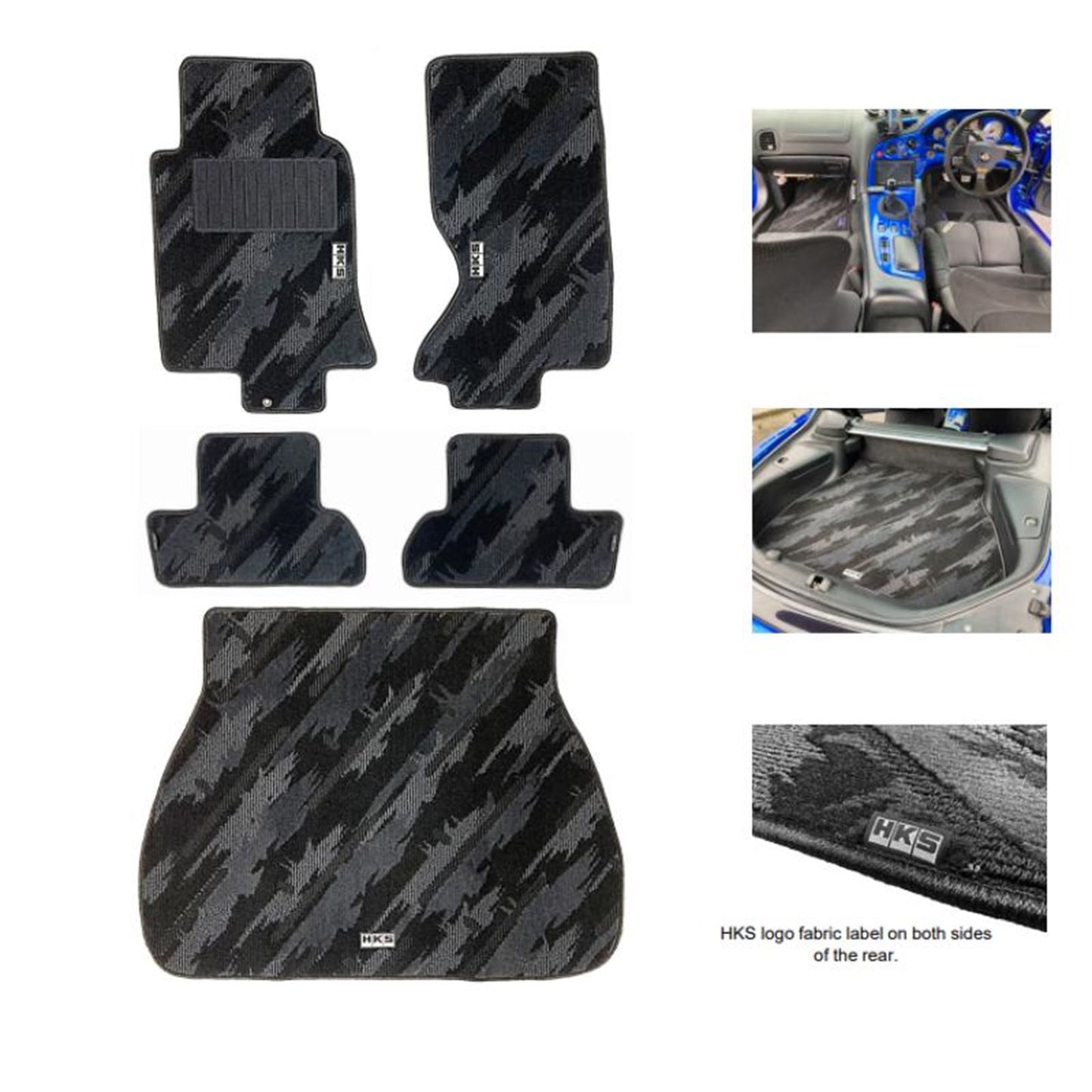 HKS Floormats FD3S - Full Set OCT LHD [MPN: 53001-AZ011]_1745391