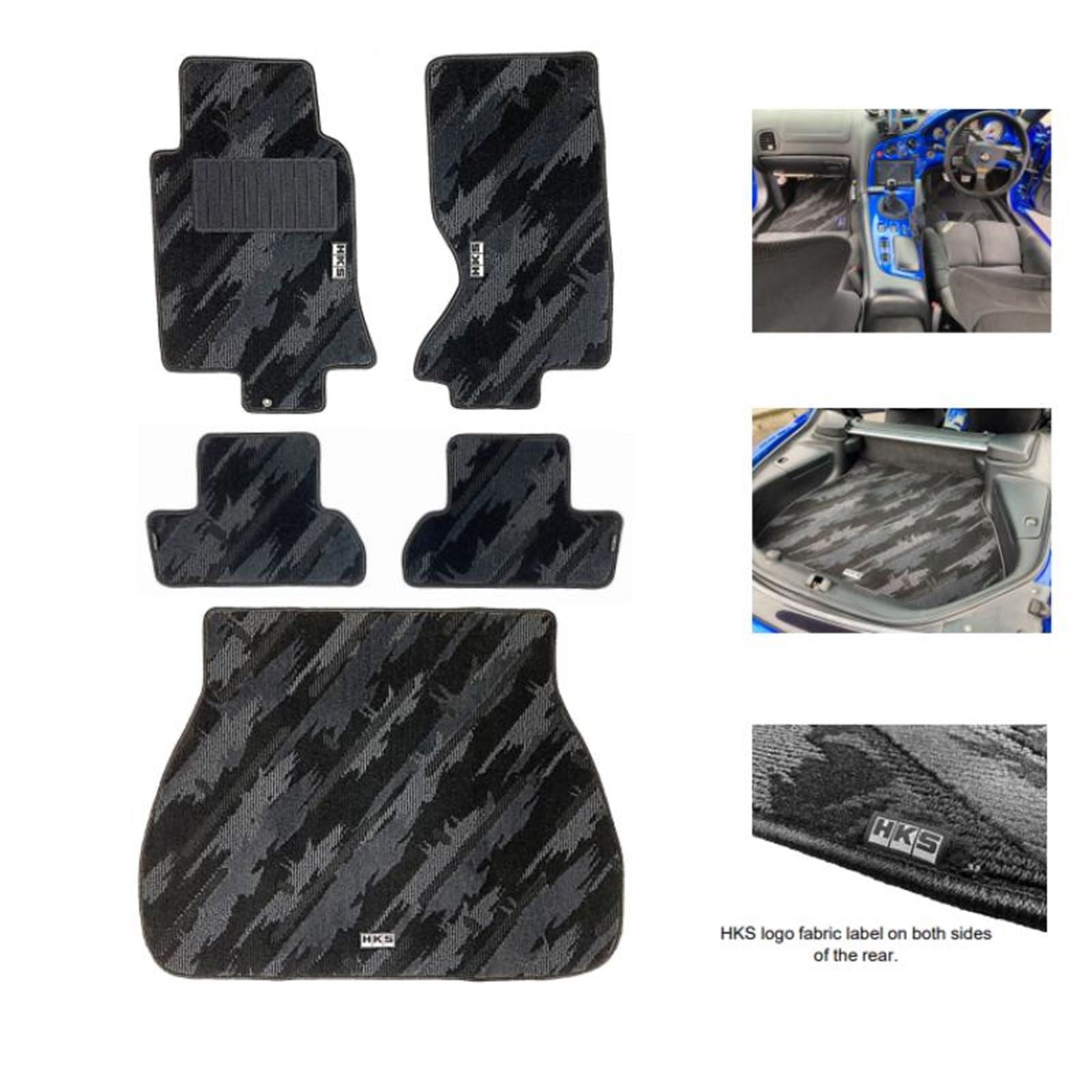 HKS Floormats FD3S - Full Set OCT LHD [MPN: 53001-AZ011]_1745391