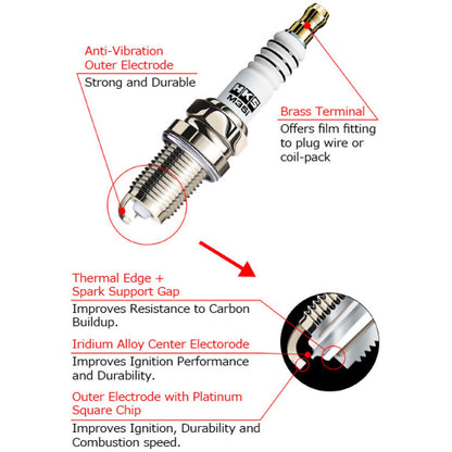 HKS Super Fire Racing Spark Plug -M45iL - Each [MPN: 50003-M45IL]_1744434