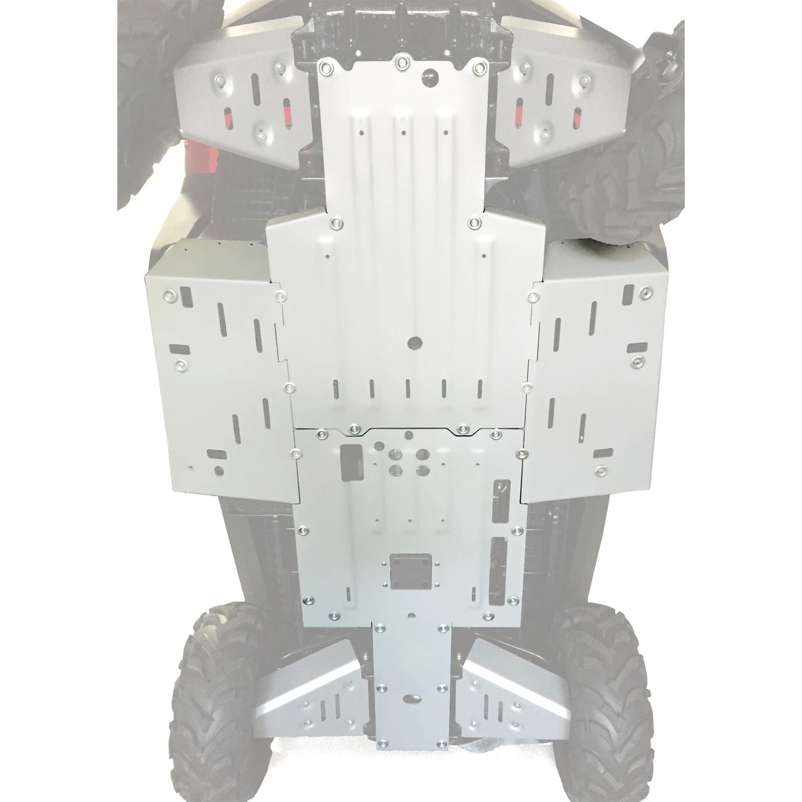 Rival Powersports USA Alloy Central Skid Plate Compatible with Honda Pioneer 700 [MPN: 2444.2151.2]_2091657