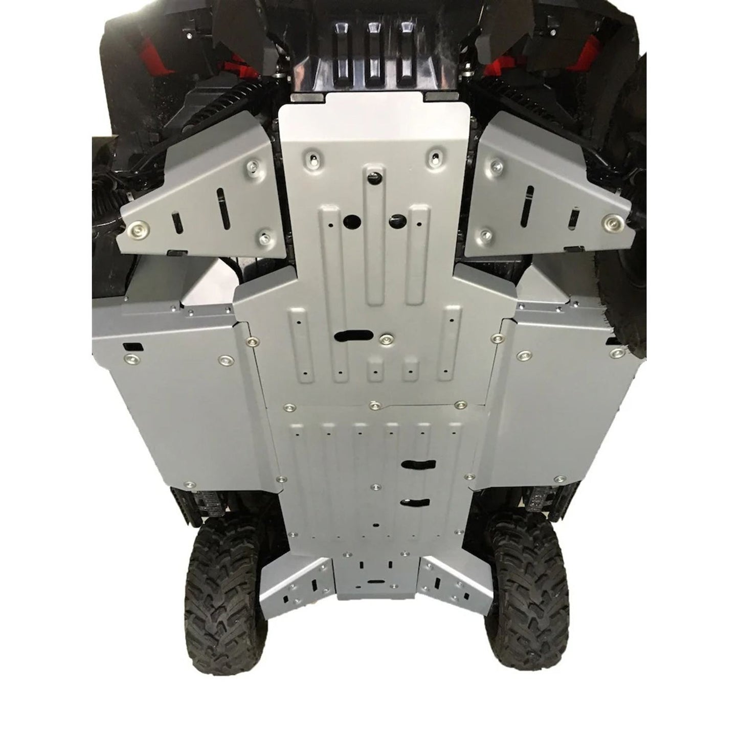 Rival Powersports USA Alloy Central Skid Plate Compatible with Honda Pioneer 700 [MPN: 2444.2151.2]_2091658