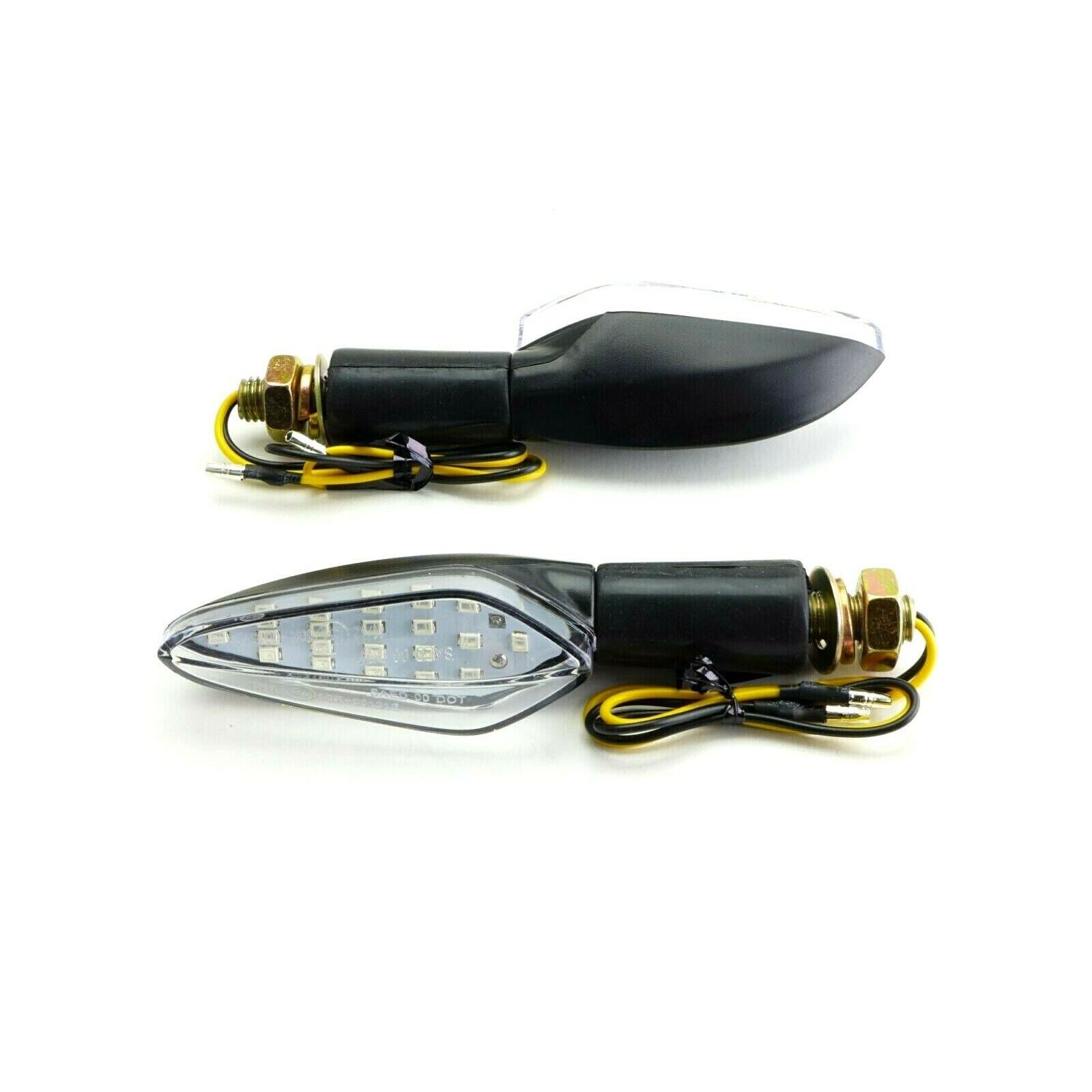 2FastMoto 12 Volt LED Turn Signals Front or Rear - Motorcycle, Scooter, ATV - Pair 068-509_637979