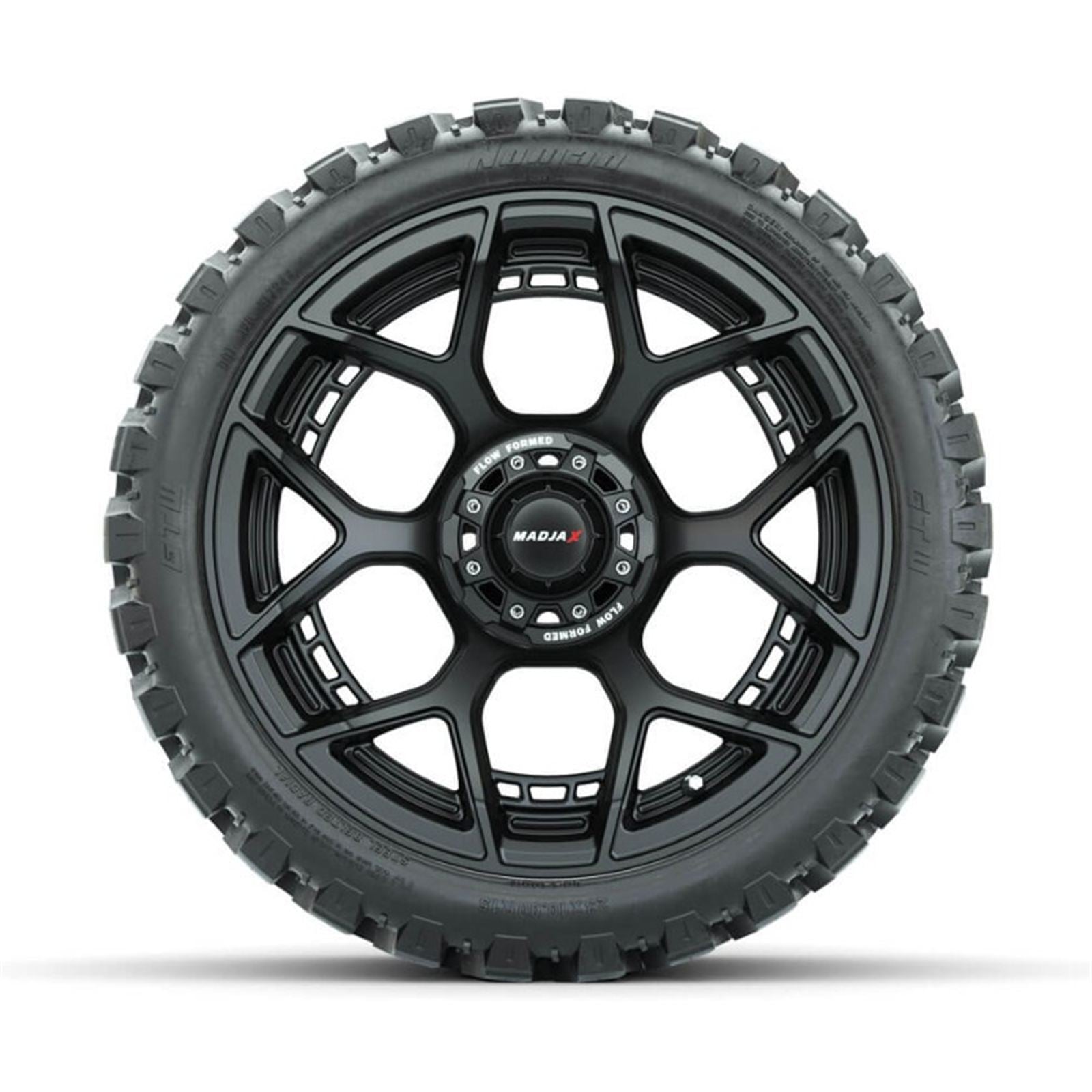 MadJax Flow Form Evolution Matte Black Wheels with GTW® Nomad Off Road Tires - Set of 4 [MPN: A19-419]_1955509