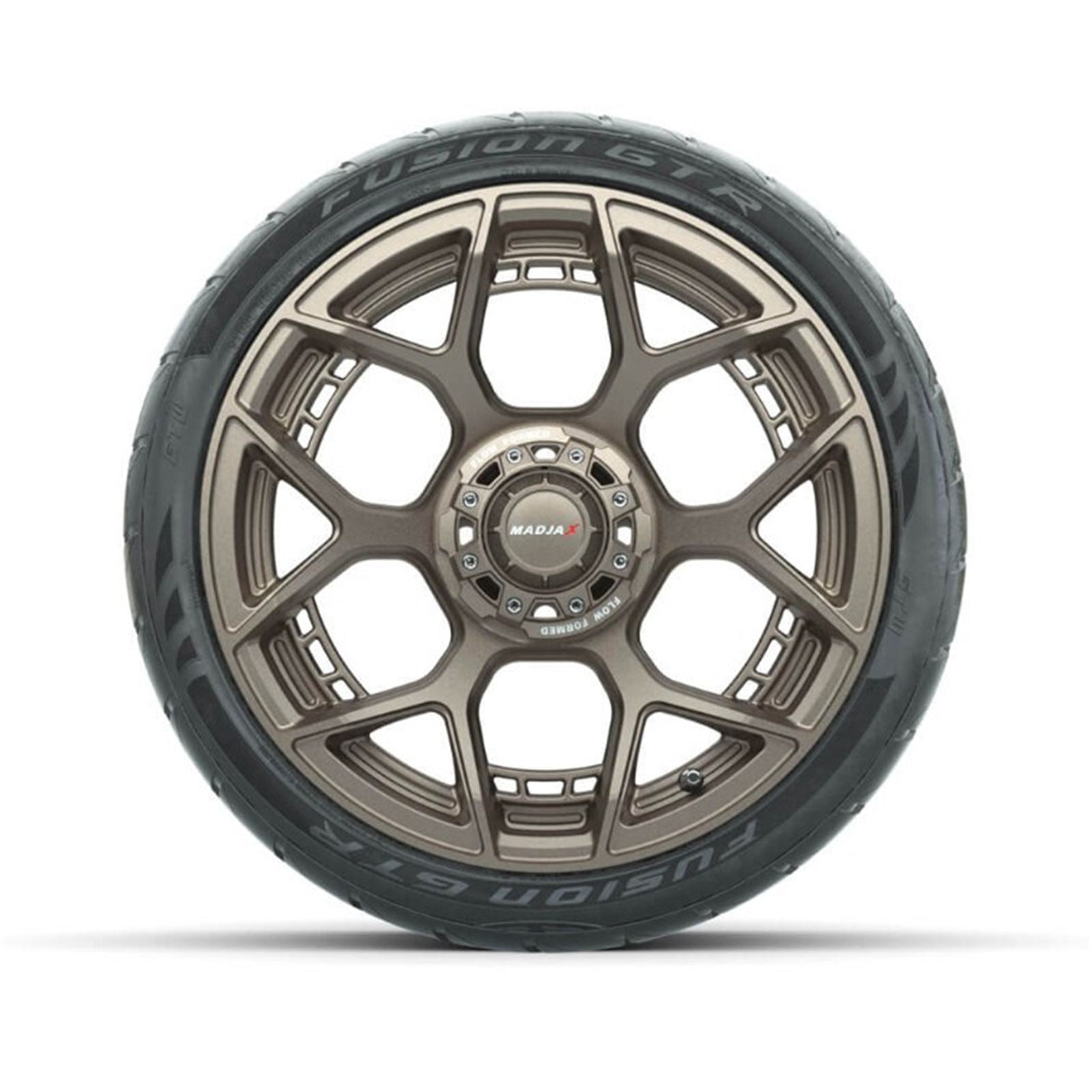 MadJax Flow Form Evolution Matte Bronze Wheels with GTW® Fusion GTR Street Tires - Set of 4 [MPN: A19-420]_1955511