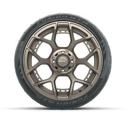 MadJax Flow Form Evolution Matte Bronze Wheels with GTW® Fusion GTR Street Tires - Set of 4 [MPN: A19-420]_1955511