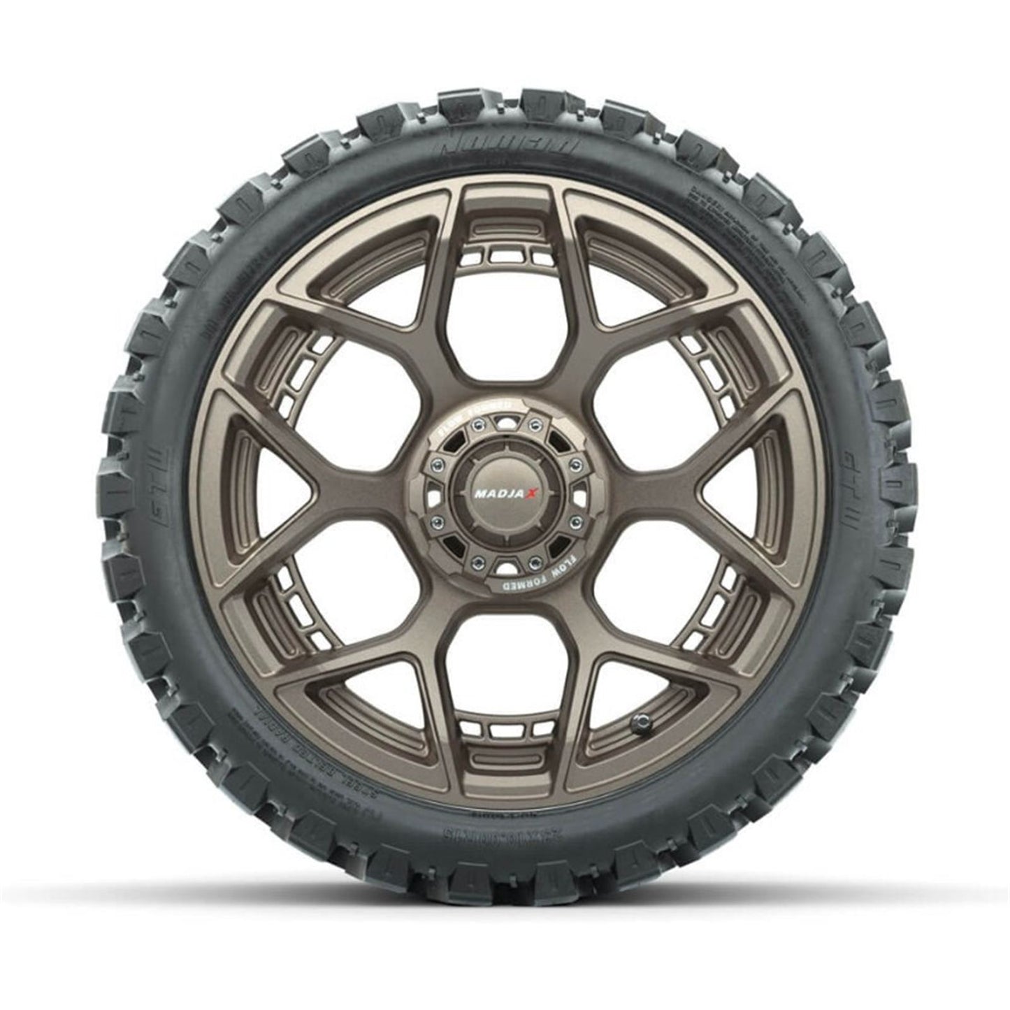 MadJax Flow Form Evolution Matte Bronze Wheels with GTW® Nomad Off Road Tires - Set of 4 [MPN: A19-421]_1955513