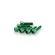 Puig Allen Screw Kit - M6X20mm - Green 0364V_1780479