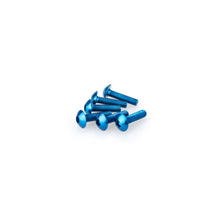 Puig Domed Screw Kit - M5X20mm - Blue 0550A_1780616